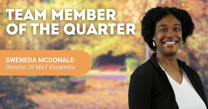 Sweneda McDonald Team member of the quarter