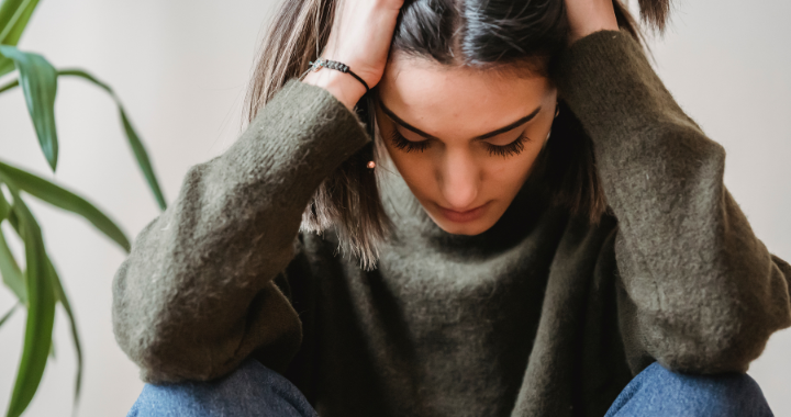 upset woman