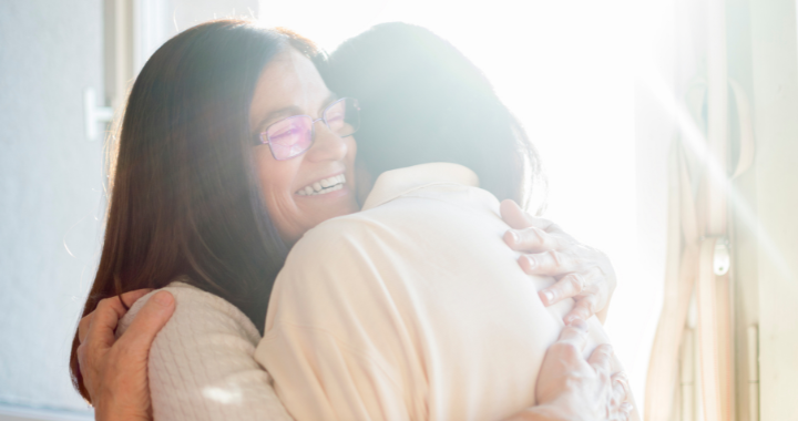 hugging