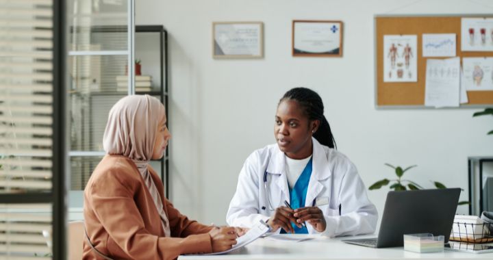 patient and doctor